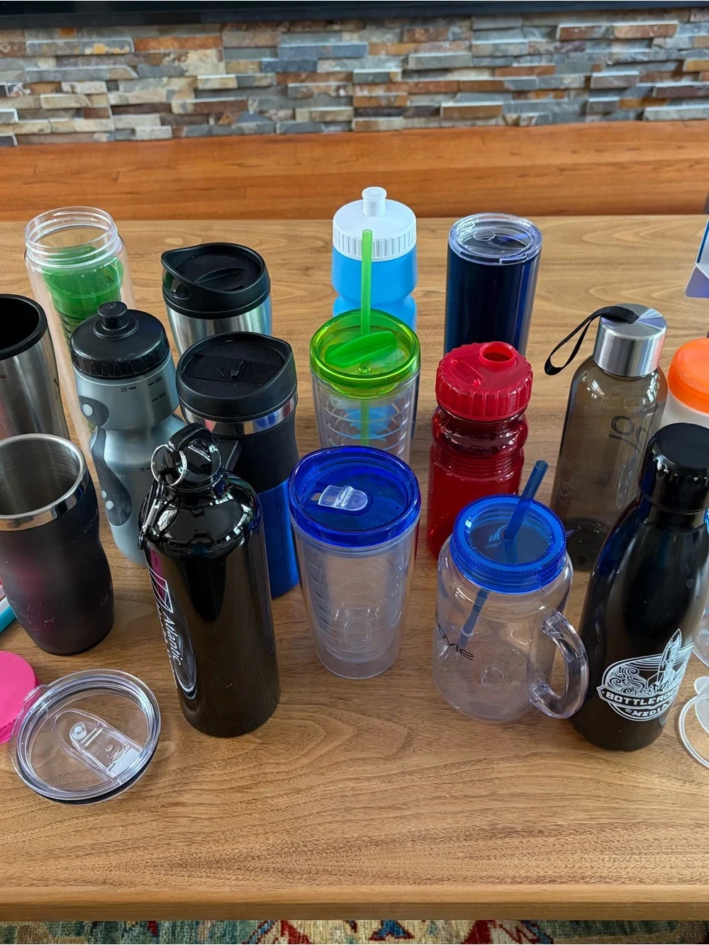 Assorted Travel Tumblers & Water Bottles